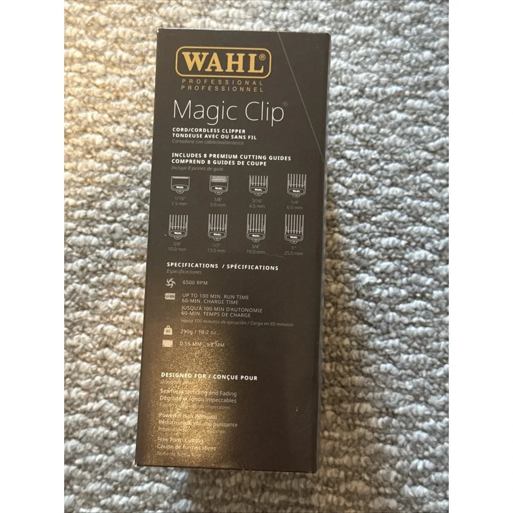 Wahl Professional 5 Star Limited Edition Magic Clip Cordless Clipper  Navy New